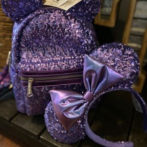 NWT loungefly purple potion and ears